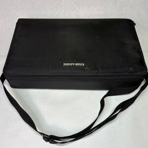 Case Logic 30 Cassette Tape Padded Nylon Carrying Case With Strap & Zipper